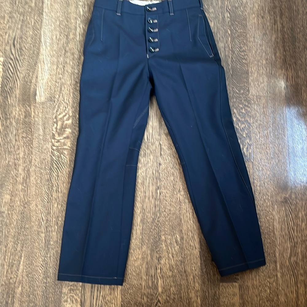 Stylish Black Button-Up Trousers